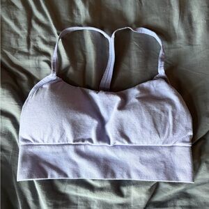 Auden Lavender Light-Support Seamless Bralette
